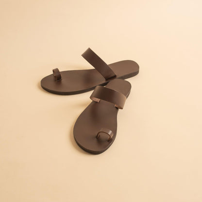 Astara Sandals - Women's Flat Sandals - Leather Sandals for Women - PROÉLEFSI
