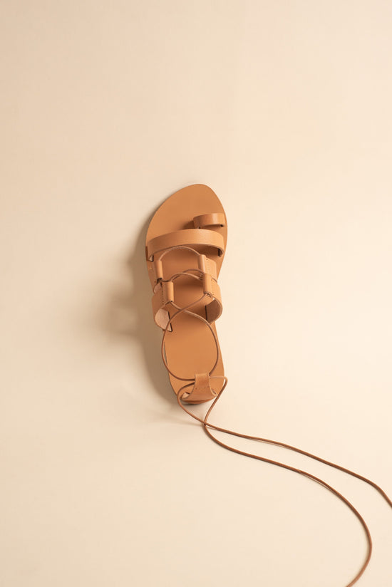 Athanasia Sandals - Leather Sandals for Women - PROÉLEFSI