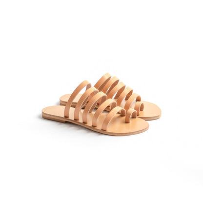 Harmonia Sandals - Leather Sandals for Women - PROÉLEFSI