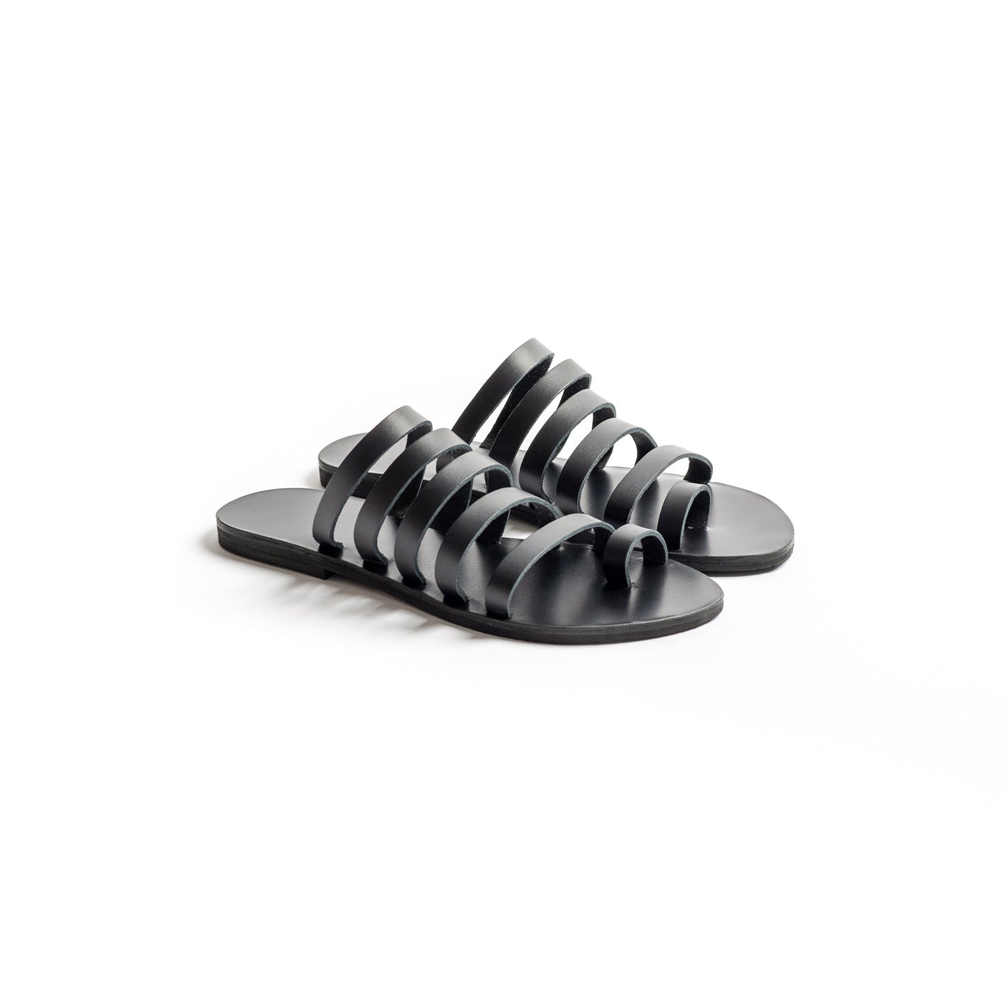 Harmonia Sandals - Flat Slide Sandals - PROÉLEFSI