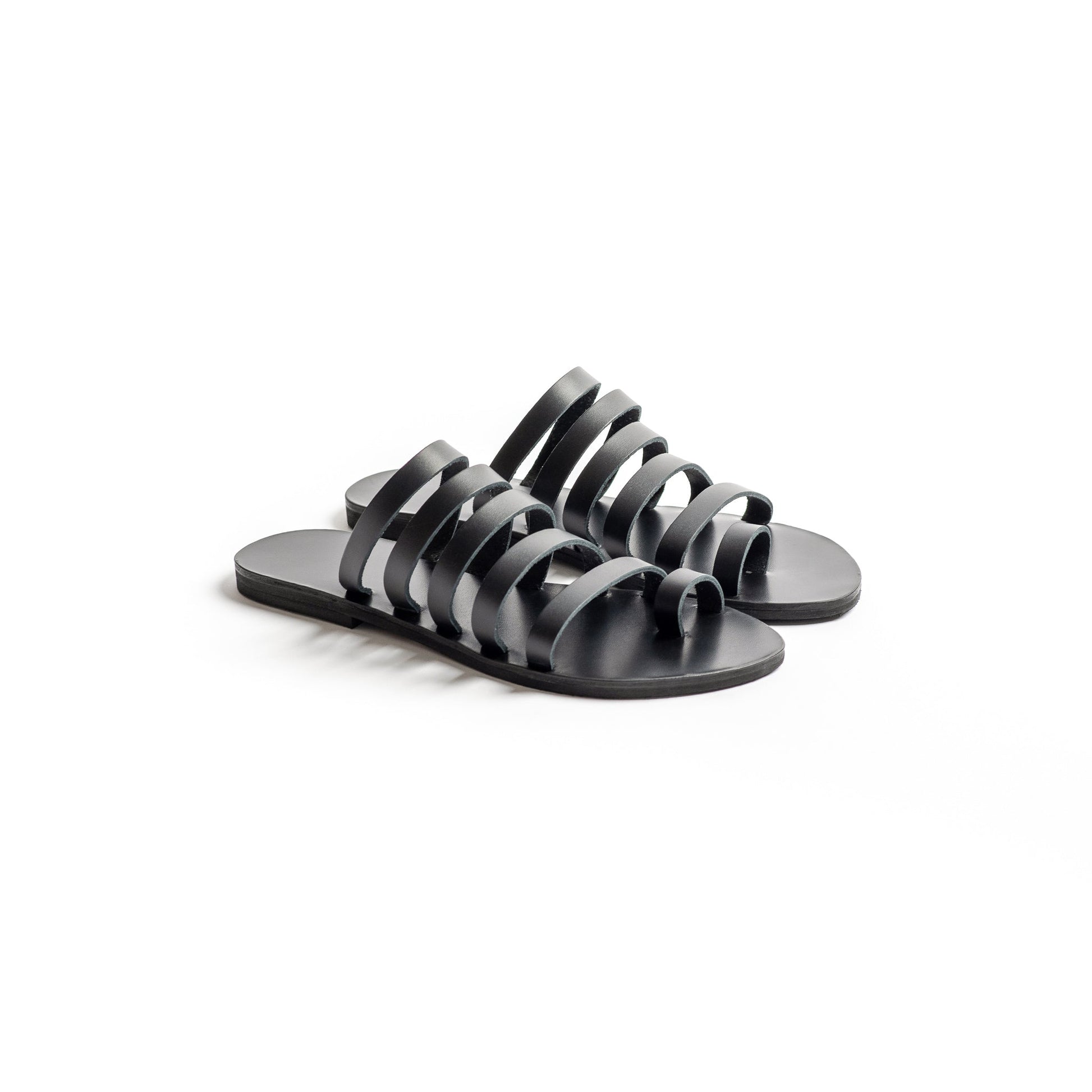 Harmonia Sandals - Flat Slide Sandals - PROÉLEFSI