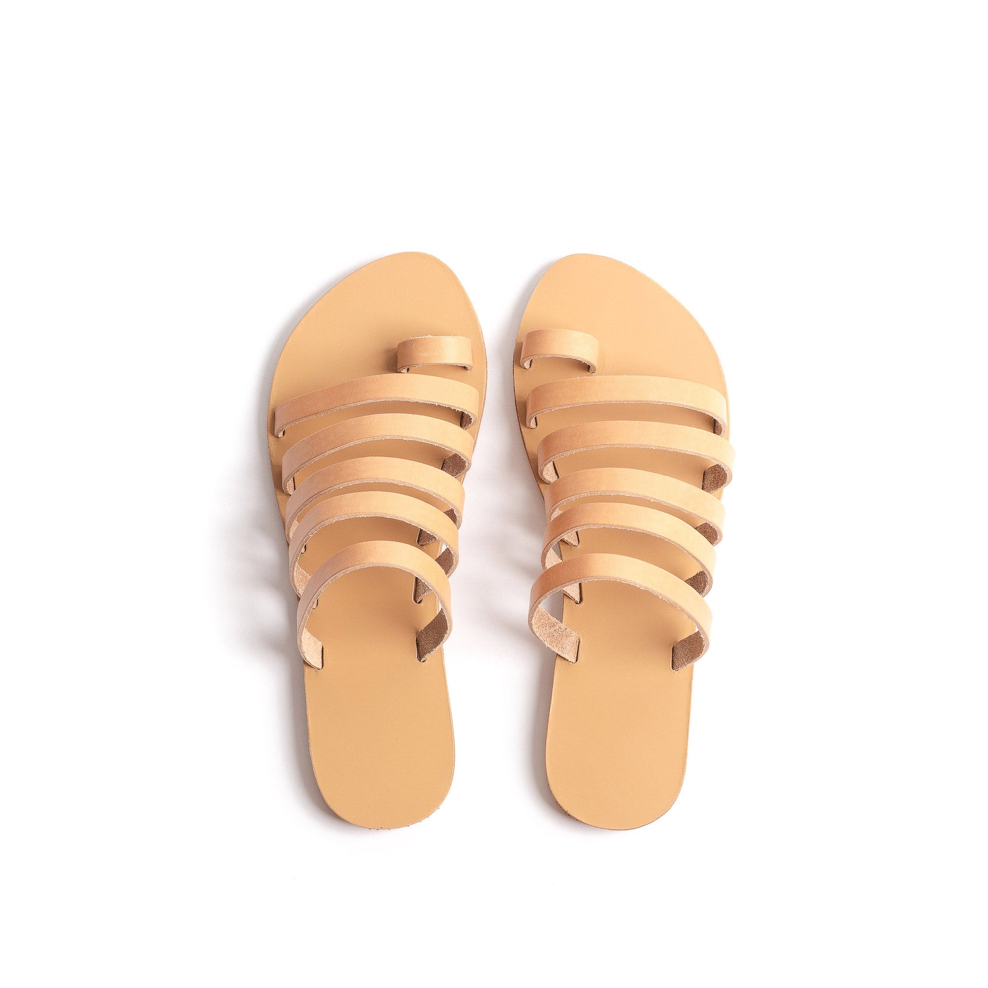 Harmonia Sandals - Flat Slide Sandals - PROÉLEFSI