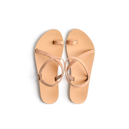 Hera Sandals - Flat Sandals Black - PROÉLEFSI