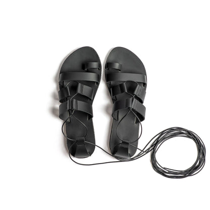 Athanasia Sandals - Leather Sandals for Women - PROÉLEFSI