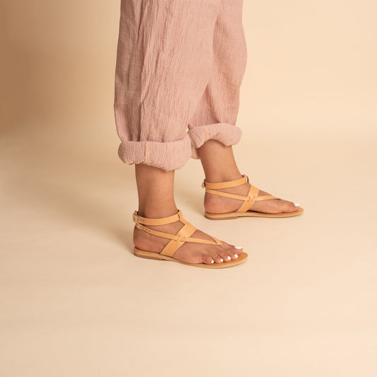 Rhea Sandals - Double Strap Sandals - PROÉLEFSI